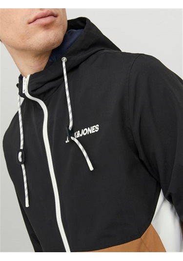 Jjerush Hood Bomber Noos Black-black Siyah