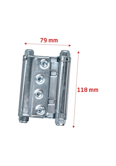 Beşel 30kd Çift Taraflı Yaylı Kapı Menteşesi No:30 Kadmiyum