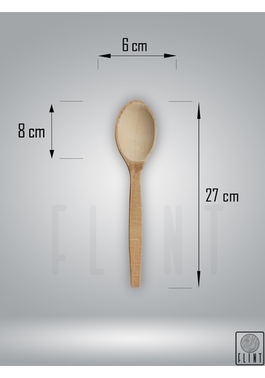 Gürgen Ağacı El Yapımı Tahta Ahşap Kaşık Mutfak Yemek Kaşığı 27cm