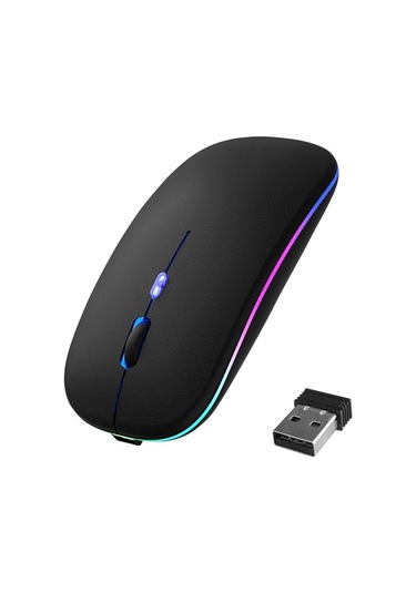 Kablosuz Fare Bluetooth 5.1 Şarj Edilebilir 2.4g Sessiz Fare İnce 3 Ayarlanabilir Dpı Diğer