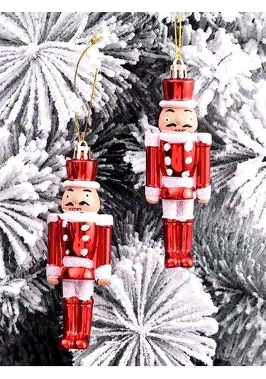 Fındıkkıran Figürlü Asılabilir Ağaç Süsü 2li