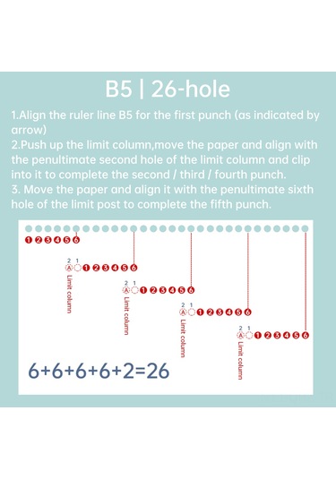 Aubyhe 99h6 Modeli 6 Delikli Spiral Defter Delik Açıcı - 3 Yaprak Girişi, 5.5mm Çap, A4/b5/a5 Uyumlu, Şeffaf Kahve Rengi Şeffaf