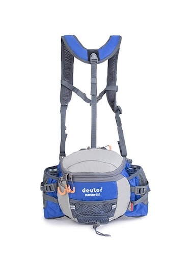 Silkroadselect Açık Dağcılık Bel Çantası Çok Fonksiyonlu Büyük Kapasiteli Su Geçirmez Spor Şişesi Erkekler Ve Kadınlar Için Çıkarılabilir Çift Kayış Bisiklet Sırt Çantası Fdeq2o Açık Mavi