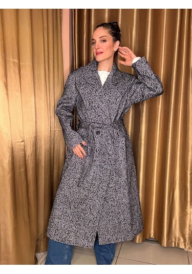 Ali Butik Siyah Exeter Balıksırtı Uzun Kaban Siyah