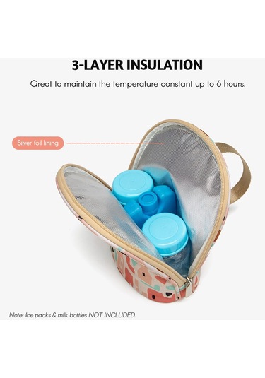 Hallow-anne Sütü Soğutucu Çanta Yalıtımlı Biberon Çanta Su Mt2800gy Gri