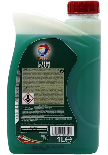 Total Lhm Plus 1 Lt Hidrolik Sistem Sıvısı Psa B71 2710
