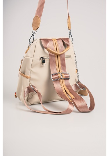 Ççs Kadın Sırt Çantası Ccs18027 Bej Bej