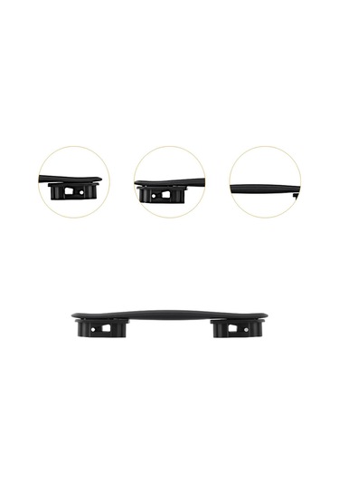 Homyl Bagaj Bavul Sapı Yedek Parçalar Aşınmaya 21,5-cm Siyah