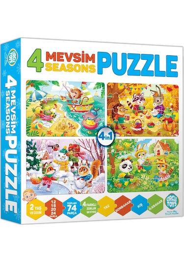 Circle Toys 4 Mevsim  Puzzle