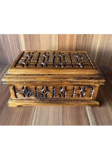 Anneler Günü Hediyesi Ceviz Ağacından Özel Takı Sandığı Işıklı Kalpli Ve Kişiye Özel İsimli