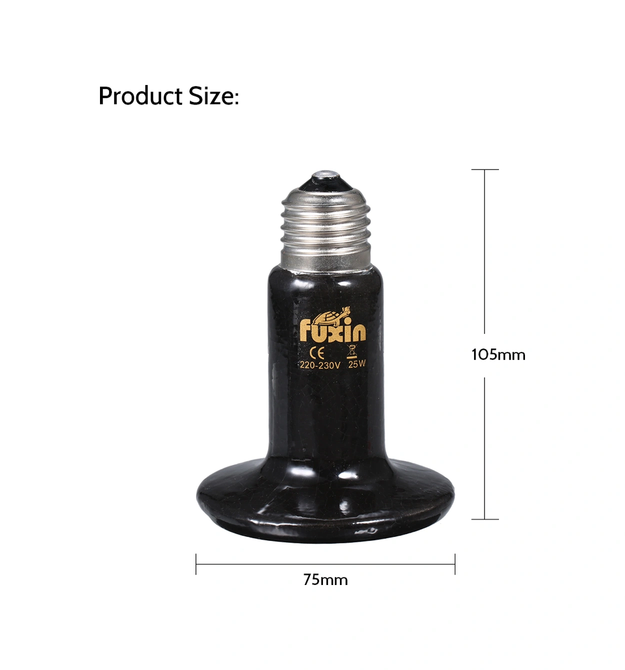 Youmex E26 Tabanlı 150w Seramik Isıtıcı Işık, Evcil Hayvan Yetiştirme Ve Kuluçka İçin, Ac110-120v Taşınabilir Isı Kaynağı