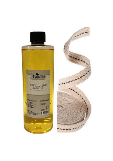 Kandillo Sarı Kandil Yağı Kokusuz Dumansız Iç Mekan Gaz Lambası Y