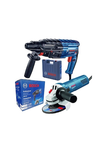 Bosch GBH 240 Kırıcı Delici  + GWS 750-115 Avuç Taşlama Makinesi Carton - 0615990N1W