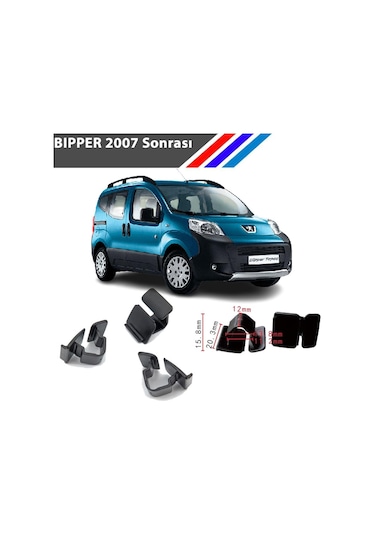 Peugeot Bipper Kaput İzalatör Klipsi 2007 Sonrası 50 Adetli Paket
