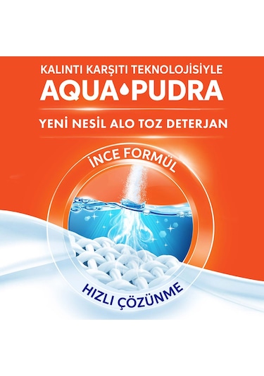 Alo Toz Çamaşır Deterjanı Kar Çiçeği 30 Yıkama 4500 G