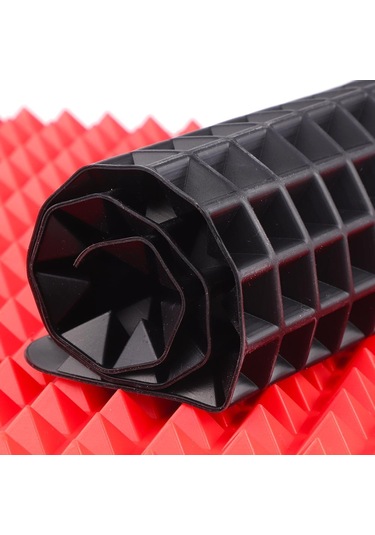 Kırmızı Piramit Bakeware Yapışmaz Silikon Pişirme Mat Pad Isıya Dayanıklı Barbekü Mat Fırın Pişirme Tepsisi Mutfak Kırmızı