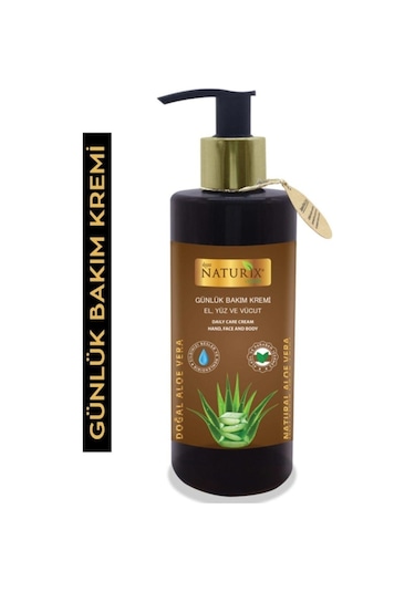 Naturix Doğal Aloe Vera Özlü Günlük Bakım Kremi 250 ML