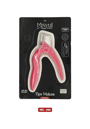 Misyul Giyotin Pens Tips Makası Pembe Mıs-2158