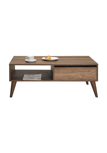 Dikdörtgen Orta Sehpa-koyu Ceviz Oslo Ceviz 110x42x65 Cm Gxyxd