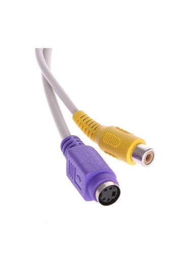 Sıcak Vga Erkek Tv S-video Rca Av Dönüştürücü Kablo Adaptörü