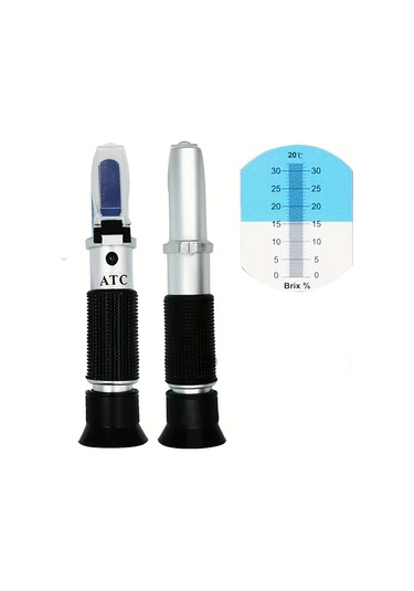 Boatshop1 1 Bilgisayar 2 Adet 1 Adet El Tipi Otomatik Refraktometre Atc 0 32 Brix Bal Sebze Test Cihazı