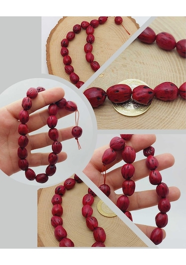 Andız Ağacı 17lik Efe Tesbih 13 13mm 56090 Çok Renkli