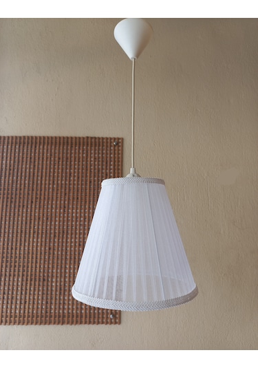 N-58 Beyaz Organze Yatak Odası Çocuk Ve Bebek Odası Avize Beyaz Beyaz