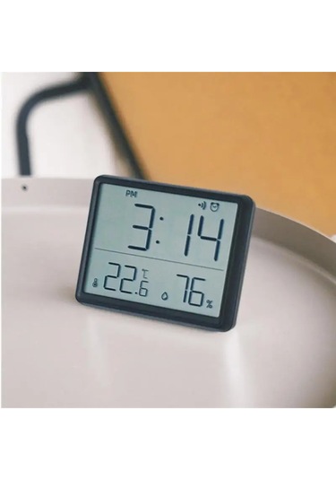 Monozone Pilli Lcd Dijital Ekran Mini Saat 9x7 Cm Alarm Sıcaklık