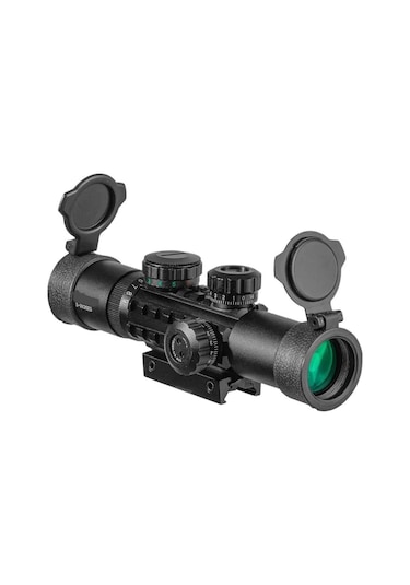 C3-9x26 Eg Raylı Çift Işıklı Av Dürbünü 11mm/22mm Renkli