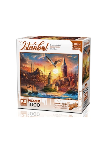 Ks Games 1000 Parça İstanbul Rüyası Puzzle - Serhat Filiz