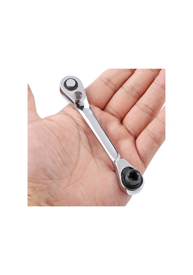 Çift Hızlı Soket Cırcır Anahtarı Rod Tornavida 14 Inch