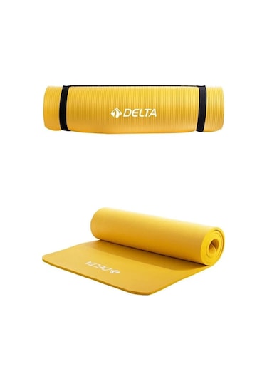 Delta Pilates Minderi Yoga Matı 15mm Sarı Mty-472