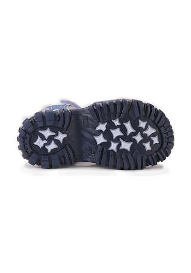 Kiko Kids Erkek Bebek Sandalet Arz 2399 Kot Mavi