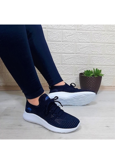 M.p 1501 Lacivert Fuspetli Rahat Ve Hafif Bayan Spor Ayakkabı 001