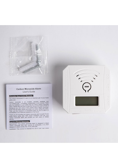 Singree Karbonmonoksit Alarmı - Yüksek Hassasiyetli Co Dedektörü, Lcd Ekranlı, Pil Uyarılı, Taşınabilir Gaz Kaçak Algılama Cihazı