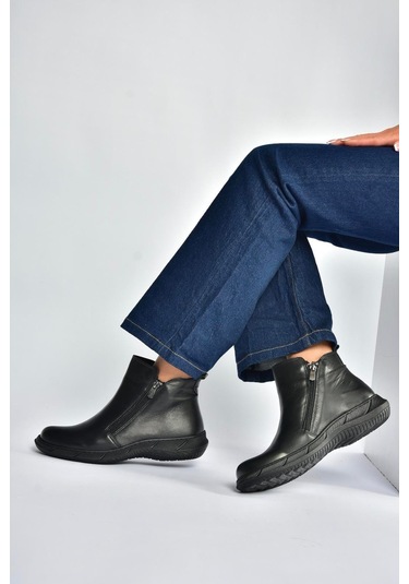 Fox Shoes V398577603 Siyah Hakiki Deri Kadın Bot Siyah-hakiki Deri Fox Shoes V398577603 Siyah Hakiki Deri Kadın Bot Siyah-hakiki Deri