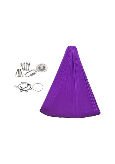 Suntek Çocuk Salıncak Hamak Balkon Için Anti Tip Sandalye Mor