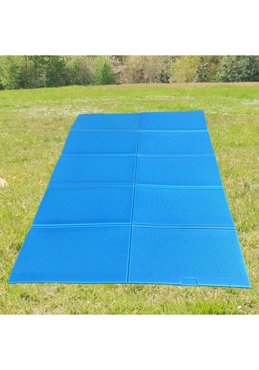 Homyl Katlanır Koltuk Pedi Taşınabilir Katlanmış Oturma Mavi Mavi