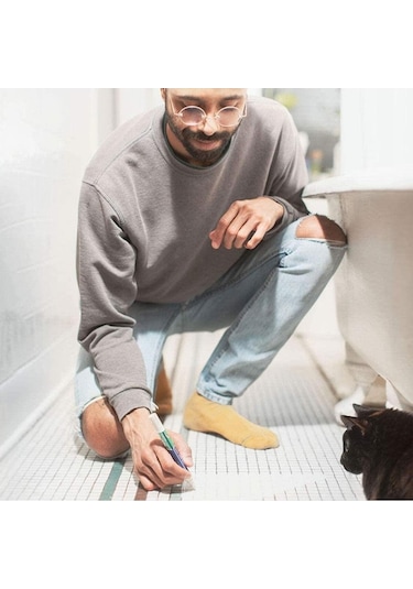 Derz Kalemi Derz Dolgu Yenileme Hızlı Kuruyan Su Bazlı Kokusuz Kalıcı Fayans Yenileme Kalem 3'lü Set