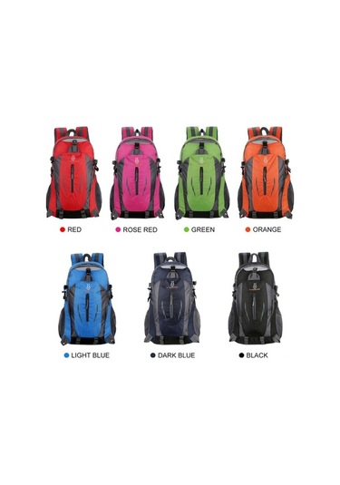 Flybuy Ve Turuncu Su Sırt Omuz Nefes Mekan Kapasiteli Kadınlar İçin Geçirmez Erkekler Dış Dağcılık Çantası Çantası Büyük Alabilir 40l Rm Turuncu