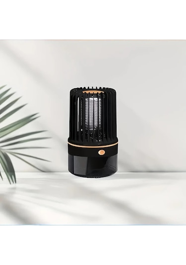 Xuweiwei 1 Takım Premium Usb Şarj Edilebilir Sessiz Sivrisinek Öldürücü Siyah Şarj Ediliyor Dış Mekan Büyük Kapasite