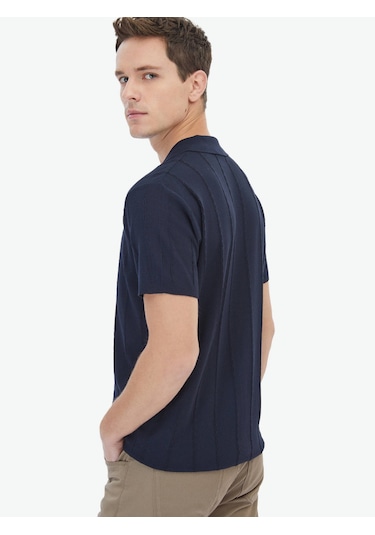 Lacivert Regular Fit Casual Gömlek Lacivert