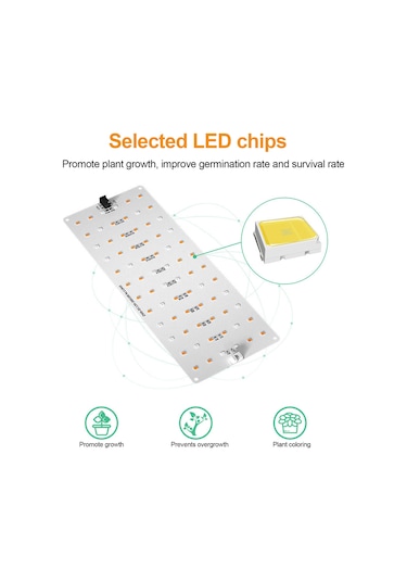 L6727eu-1 Aydınlatma Led Bitki Büyümek Işık Kapalı Kuantum Kurulu White Diğer