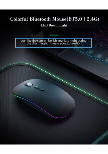 Led Bluetooth Uyumlu Mouse