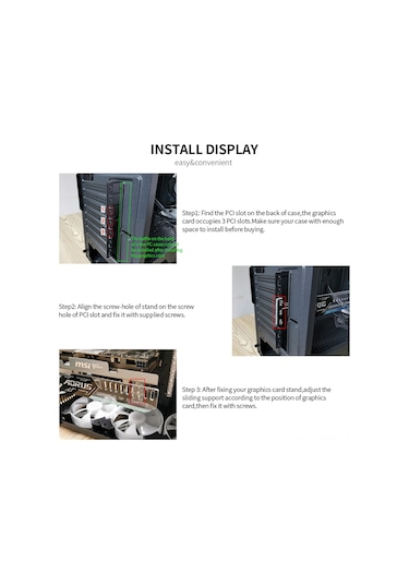 Padalink 25cm Rgb Renkli Ekran Kartı Destekçisi - 5v 4pin Led Işık, Büyük 4pın Arayüzü