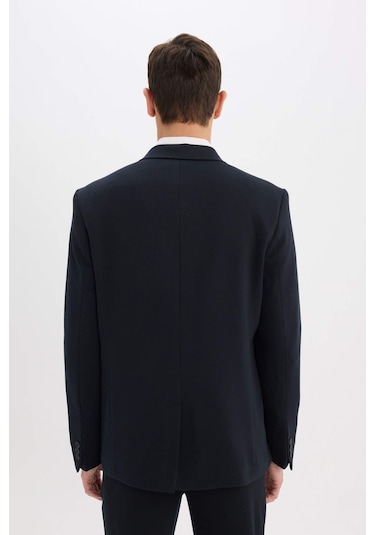 DeFacto Modern Fit Astarlı Düğmeli Blazer Ceket C5990AX25SPNV253 DeFacto Modern Fit Astarlı Düğmeli Blazer Ceket C5990AX25SPNV253