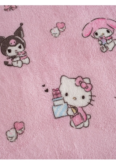 Karışık Hello Kitty Baskılı Pelüş Battaniye 150x220 Cm
