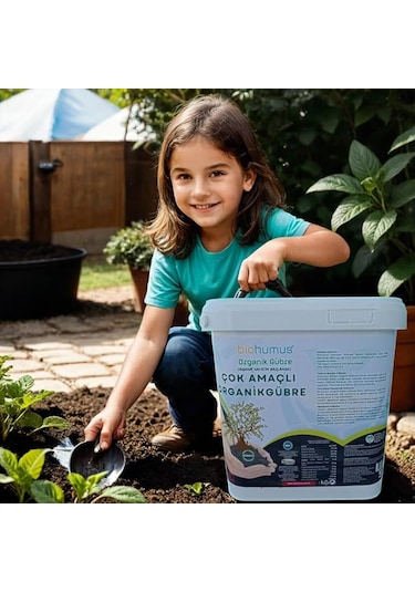 Biohumus Organik Gübre Bitki Besin Gübresi 10 Litre