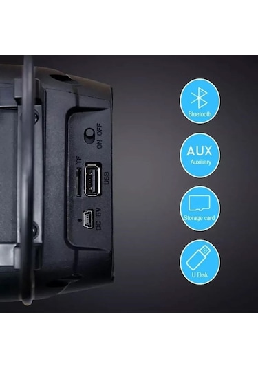 Kablosuz Bluetooth Hoparlör Speaker Telefontutucu 5w Yeşil