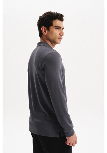 Arma Erkek Basic Slim Fit Fermuarlı Polo Yaka Sweatshirt İnce Modal Pamuk Elastan Karışımlı Örme İnterlok Kumaş K30554989002 Gri Arma Erkek Basic Slim Fit Fermuarlı Polo Yaka Sweatshirt İnce Modal Pamuk Elastan Karışımlı Örme İnterlok Kumaş K30554989002 Gri